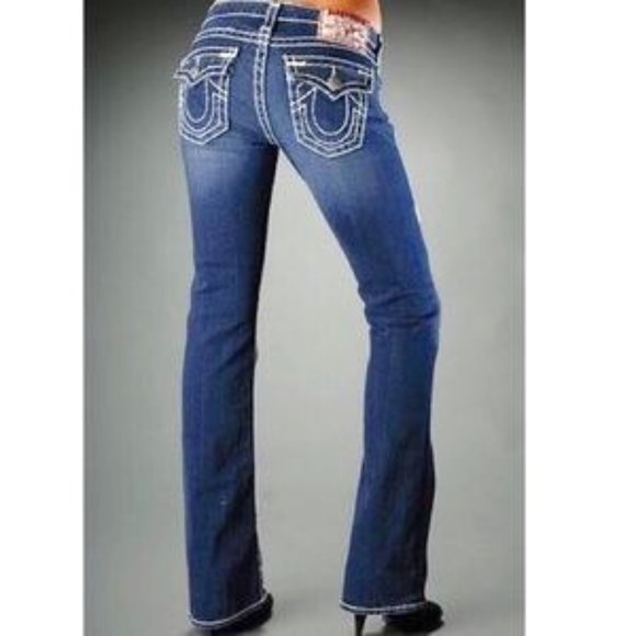 True Religion Denim - True Religion Boot-Cut Security Flap Pocket Jean, Size 32/33